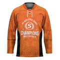 Cricket Australia Perth Champions 2026 Hockey Jersey Gold Aboriginal Dot Art