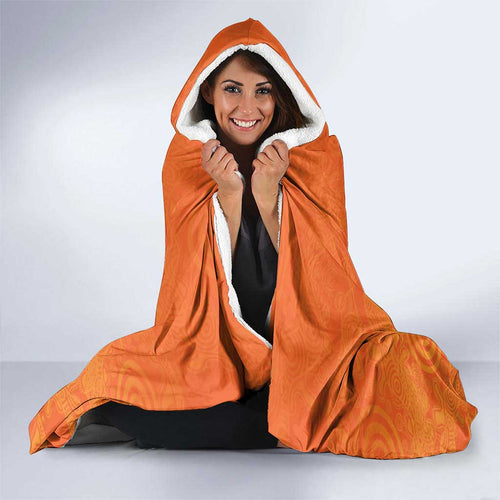 Cricket Australia Perth Champions 2026 Hooded Blanket Gold Aboriginal Dot Art
