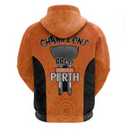 Cricket Australia Perth Champions 2026 Hoodie Gold Aboriginal Dot Art