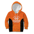 Cricket Australia Perth Champions 2026 Kid Hoodie Gold Aboriginal Dot Art