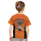 Cricket Australia Perth Champions 2026 Kid T Shirt Gold Aboriginal Dot Art