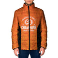 Cricket Australia Perth Champions 2026 Padded Jacket Gold Aboriginal Dot Art