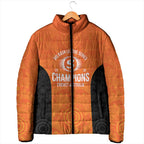 Cricket Australia Perth Champions 2026 Padded Jacket Gold Aboriginal Dot Art