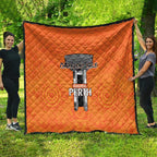 Cricket Australia Perth Champions 2026 Quilt Gold Aboriginal Dot Art