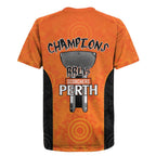 Cricket Australia Perth Champions 2026 Rugby Jersey Gold Aboriginal Dot Art
