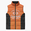Cricket Australia Perth Champions 2026 Sleeveless Puffer Jacket Gold Aboriginal Dot Art