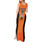 Cricket Australia Perth Champions 2026 Tank Maxi Dress Gold Aboriginal Dot Art