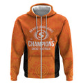 Cricket Australia Perth Champions 2026 Zip Hoodie Gold Aboriginal Dot Art