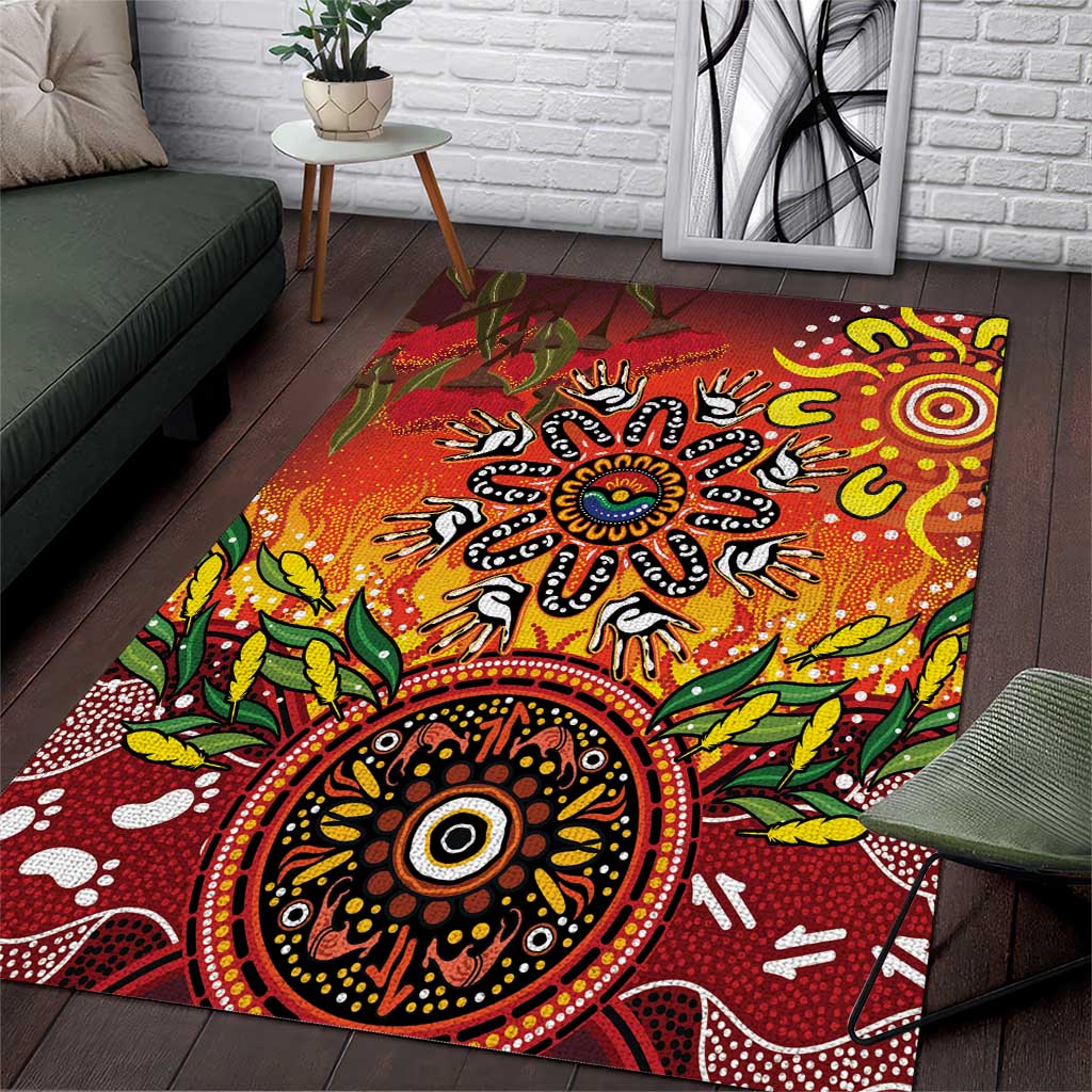 NAIDOC Week 2026 Area Rug 50 Years of Deadly Aboriginal Dot Art