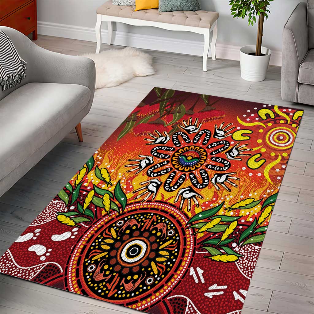 NAIDOC Week 2026 Area Rug 50 Years of Deadly Aboriginal Dot Art