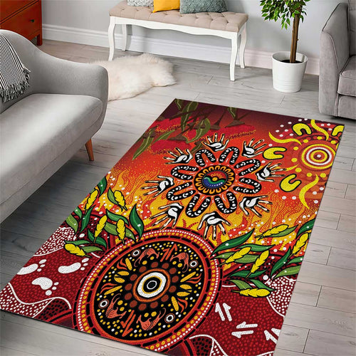 NAIDOC Week 2026 Area Rug 50 Years of Deadly Aboriginal Dot Art