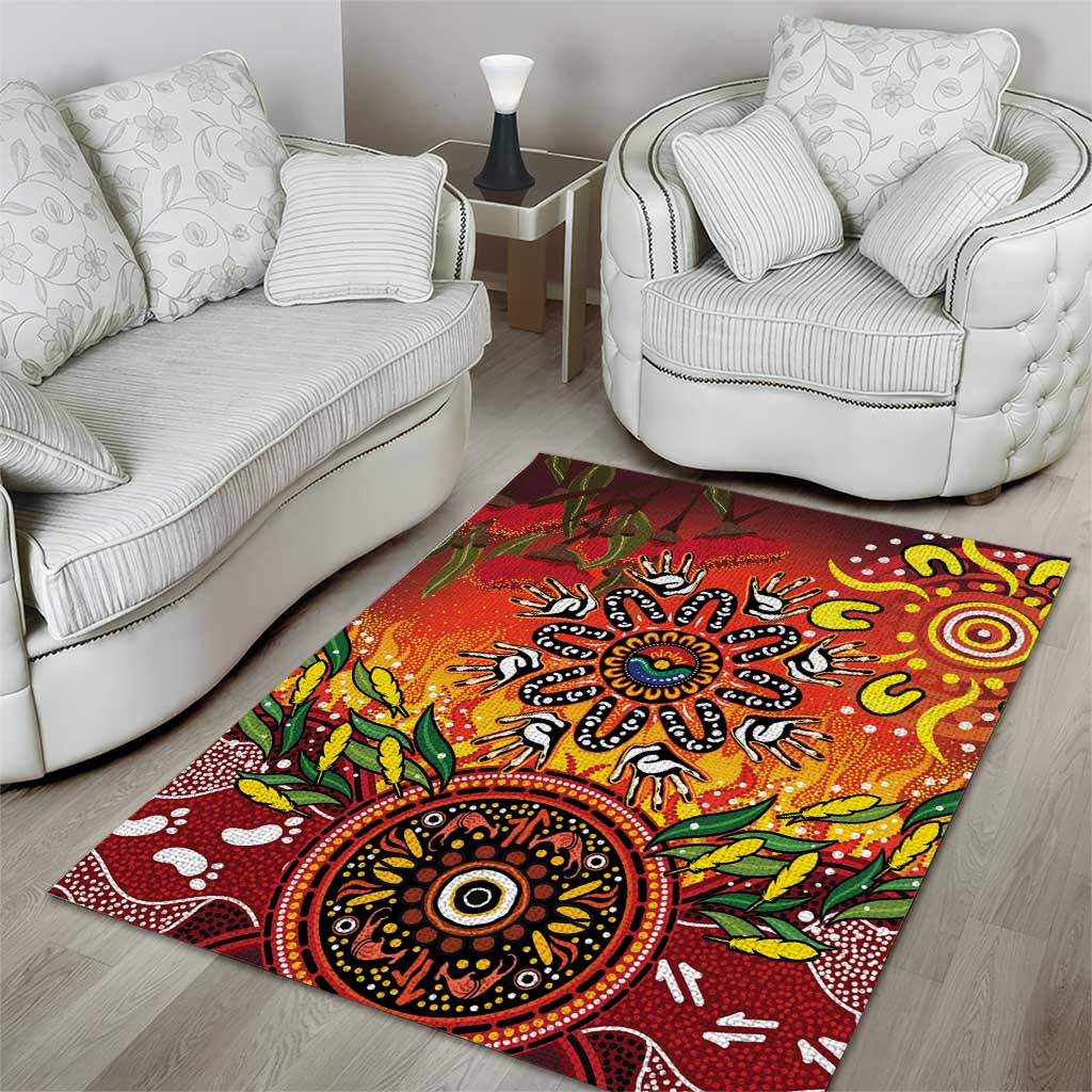 NAIDOC Week 2026 Area Rug 50 Years of Deadly Aboriginal Dot Art