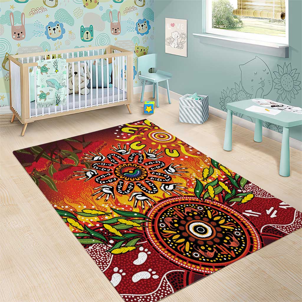 NAIDOC Week 2026 Area Rug 50 Years of Deadly Aboriginal Dot Art