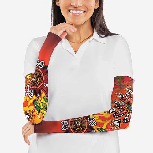 NAIDOC Week 2026 Arm Sleeves 50 Years of Deadly Aboriginal Dot Art