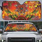 NAIDOC Week 2026 Auto Sun Shade 50 Years of Deadly Aboriginal Dot Art