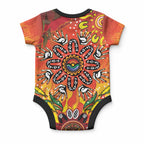 NAIDOC Week 2026 Baby Onesie 50 Years of Deadly Aboriginal Dot Art