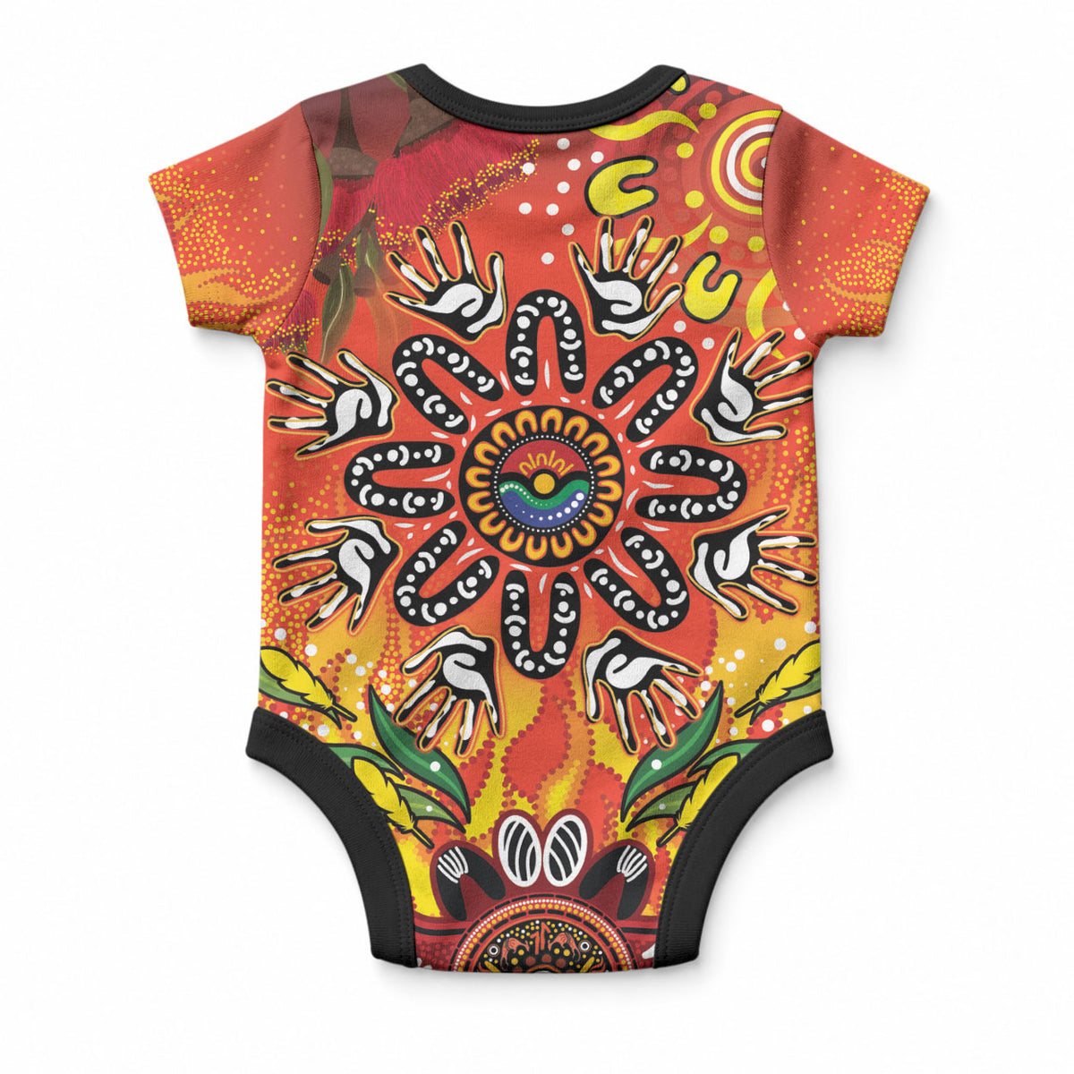 NAIDOC Week 2026 Baby Onesie 50 Years of Deadly Aboriginal Dot Art