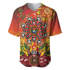 NAIDOC Week 2026 Baseball Jersey 50 Years of Deadly Aboriginal Dot Art