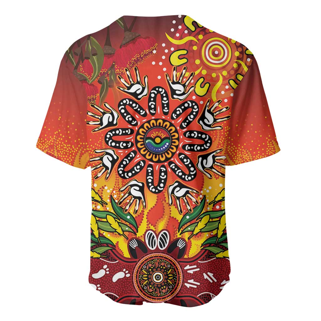 NAIDOC Week 2026 Baseball Jersey 50 Years of Deadly Aboriginal Dot Art