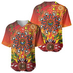 NAIDOC Week 2026 Baseball Jersey 50 Years of Deadly Aboriginal Dot Art