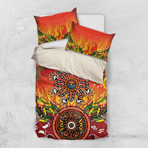NAIDOC Week 2026 Bedding Set 50 Years of Deadly Aboriginal Dot Art
