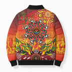 NAIDOC Week 2026 Bomber Puffer Jacket 50 Years of Deadly Aboriginal Dot Art