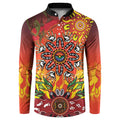 NAIDOC Week 2026 Button Sweatshirt 50 Years of Deadly Aboriginal Dot Art