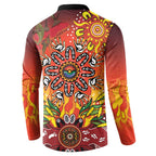 NAIDOC Week 2026 Button Sweatshirt 50 Years of Deadly Aboriginal Dot Art