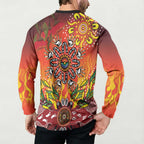 NAIDOC Week 2026 Button Sweatshirt 50 Years of Deadly Aboriginal Dot Art