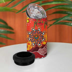 NAIDOC Week 2026 4 in 1 Can Cooler Tumbler 50 Years of Deadly Aboriginal Dot Art