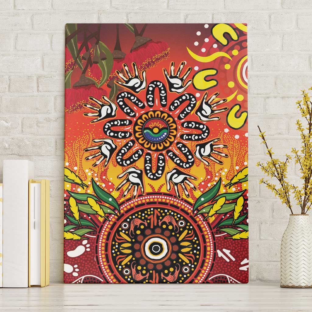 NAIDOC Week 2026 Canvas Wall Art 50 Years of Deadly Aboriginal Dot Art