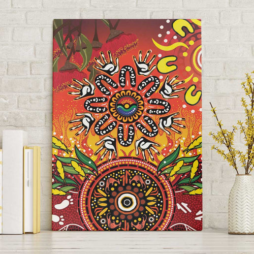 NAIDOC Week 2026 Canvas Wall Art 50 Years of Deadly Aboriginal Dot Art