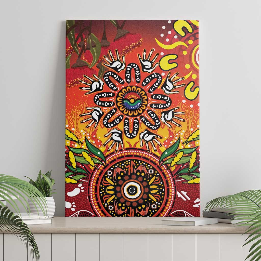 NAIDOC Week 2026 Canvas Wall Art 50 Years of Deadly Aboriginal Dot Art
