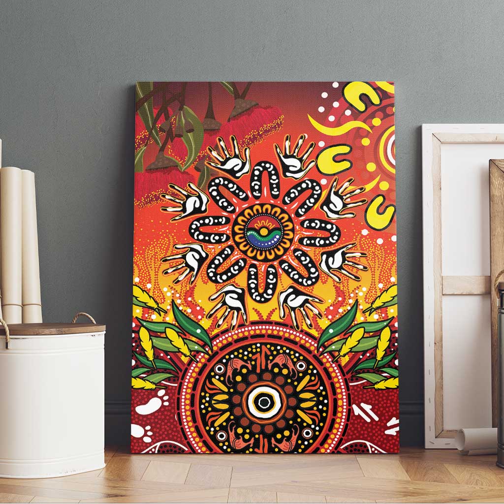 NAIDOC Week 2026 Canvas Wall Art 50 Years of Deadly Aboriginal Dot Art