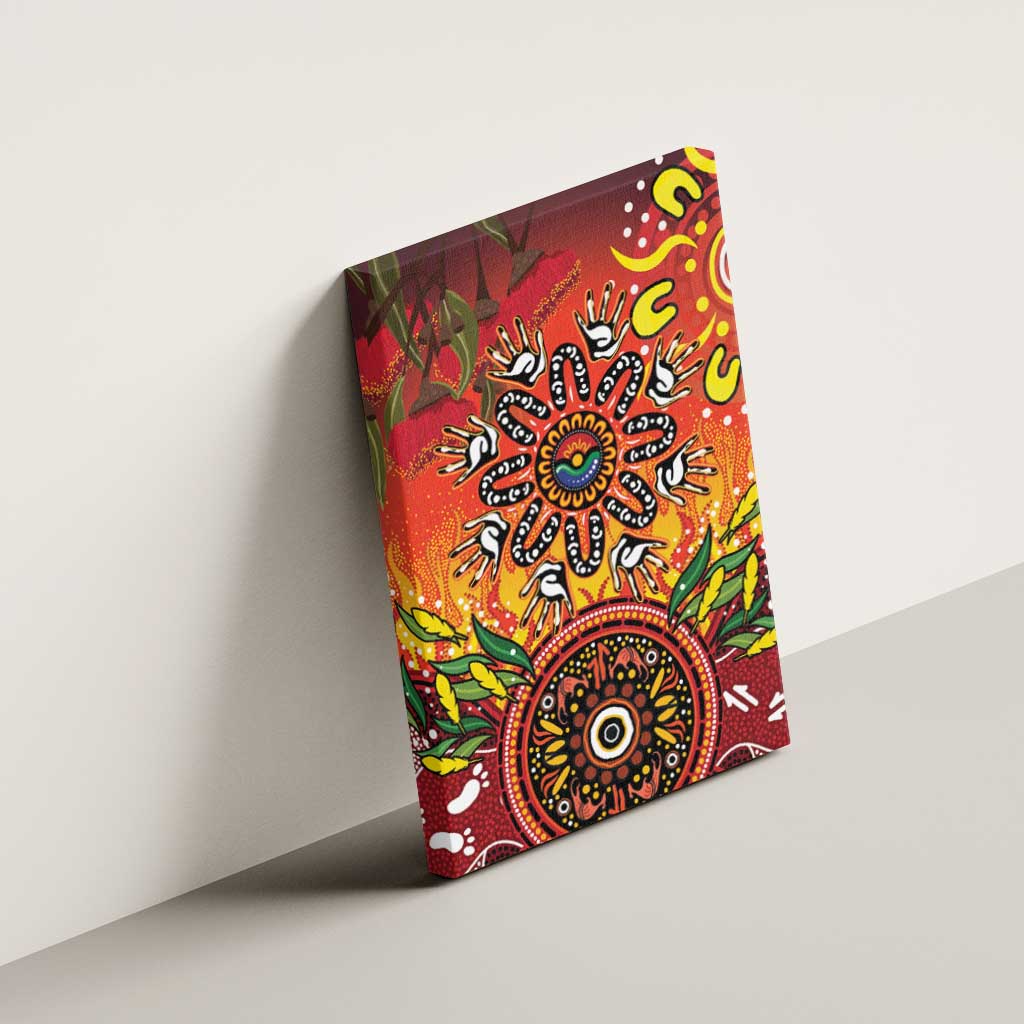 NAIDOC Week 2026 Canvas Wall Art 50 Years of Deadly Aboriginal Dot Art