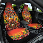 NAIDOC Week 2026 Car Seat Cover 50 Years of Deadly Aboriginal Dot Art