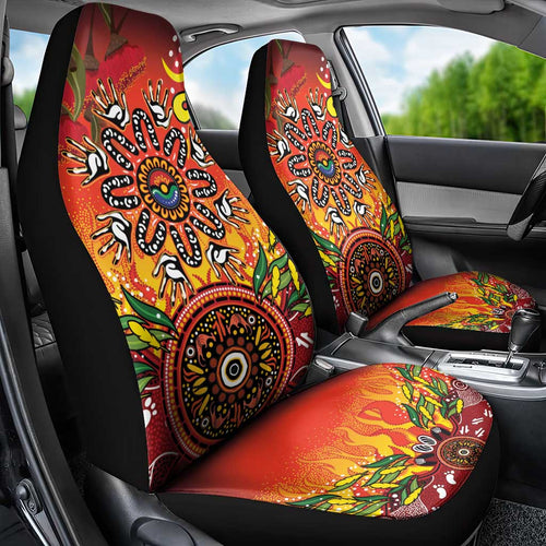 NAIDOC Week 2026 Car Seat Cover 50 Years of Deadly Aboriginal Dot Art