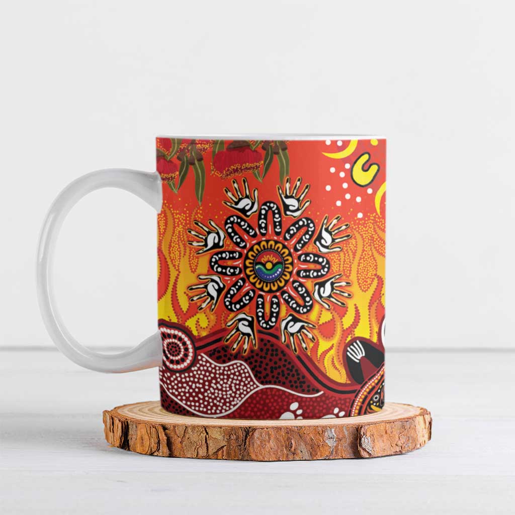 NAIDOC Week 2026 Ceramic Mug 50 Years of Deadly Aboriginal Dot Art
