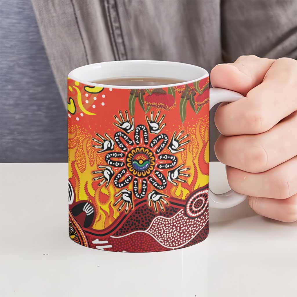 NAIDOC Week 2026 Ceramic Mug 50 Years of Deadly Aboriginal Dot Art