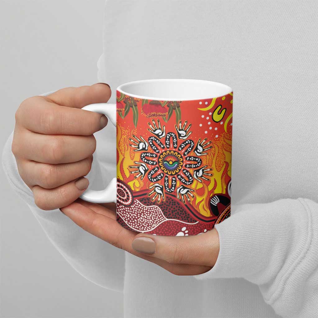 NAIDOC Week 2026 Ceramic Mug 50 Years of Deadly Aboriginal Dot Art
