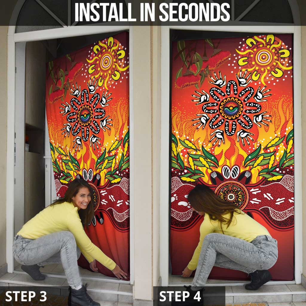 NAIDOC Week 2026 Door Cover 50 Years of Deadly Aboriginal Dot Art