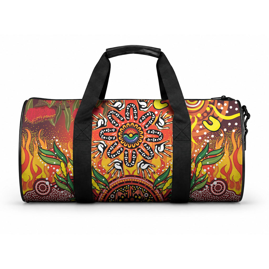 NAIDOC Week 2026 Duffle Bag 50 Years of Deadly Aboriginal Dot Art