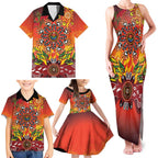 NAIDOC Week 2026 Family Matching Tank Maxi Dress and Hawaiian Shirt 50 Years of Deadly Aboriginal Dot Art
