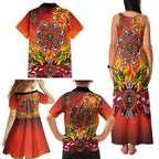 NAIDOC Week 2026 Family Matching Tank Maxi Dress and Hawaiian Shirt 50 Years of Deadly Aboriginal Dot Art