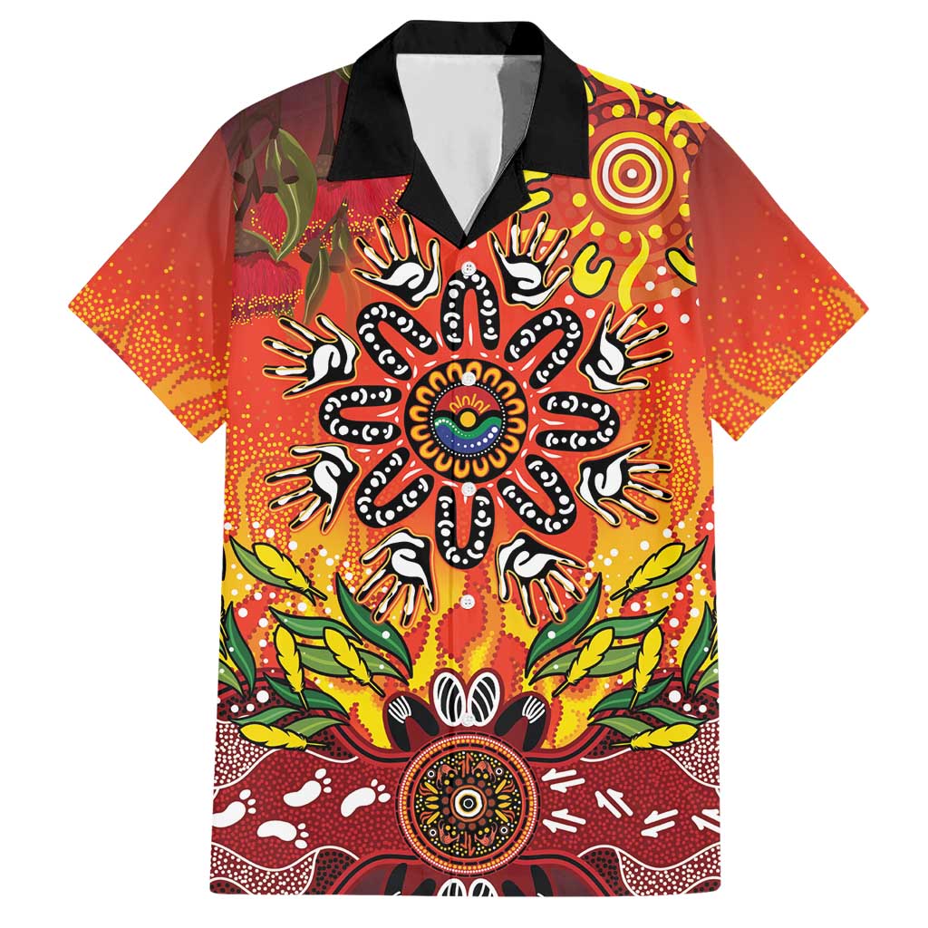 NAIDOC Week 2026 Hawaiian Shirt 50 Years of Deadly Aboriginal Dot Art