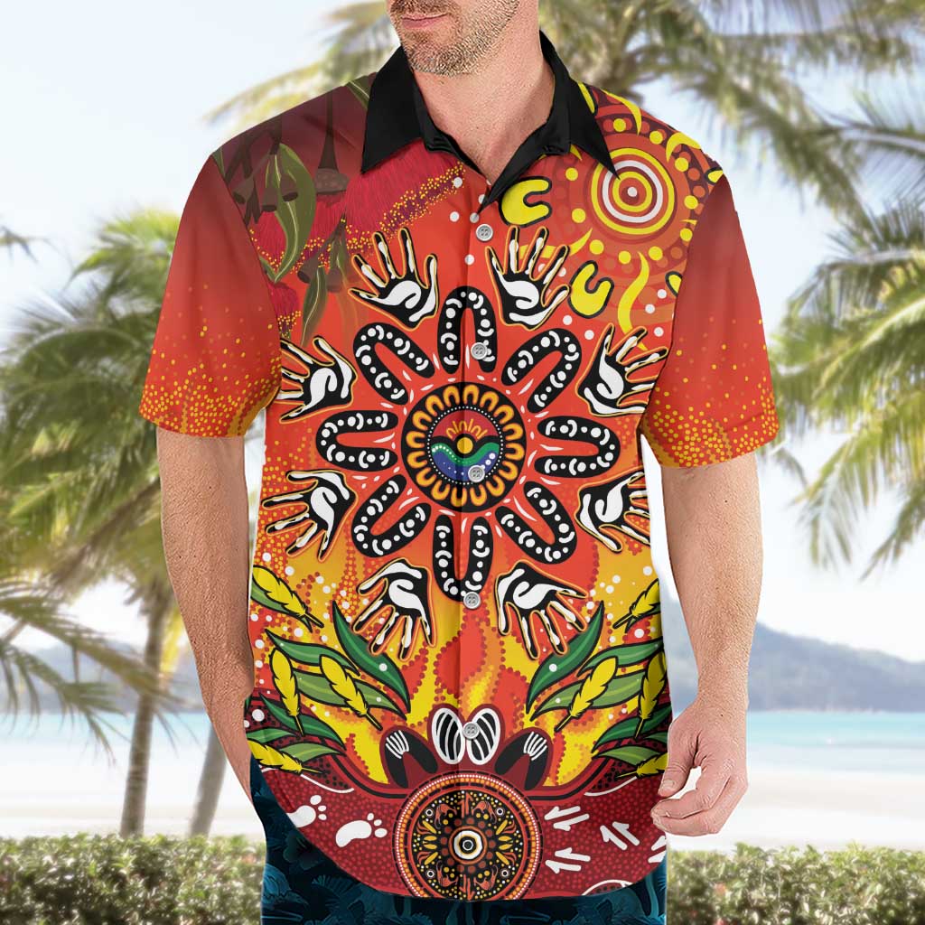 NAIDOC Week 2026 Hawaiian Shirt 50 Years of Deadly Aboriginal Dot Art