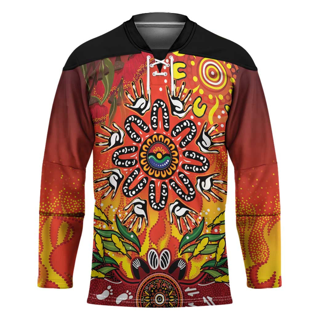 NAIDOC Week 2026 Hockey Jersey 50 Years of Deadly Aboriginal Dot Art