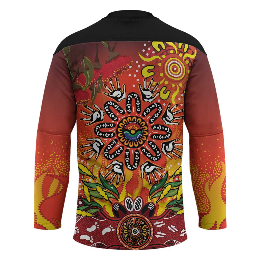NAIDOC Week 2026 Hockey Jersey 50 Years of Deadly Aboriginal Dot Art