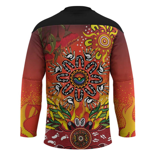 NAIDOC Week 2026 Hockey Jersey 50 Years of Deadly Aboriginal Dot Art