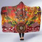 NAIDOC Week 2026 Hooded Blanket 50 Years of Deadly Aboriginal Dot Art